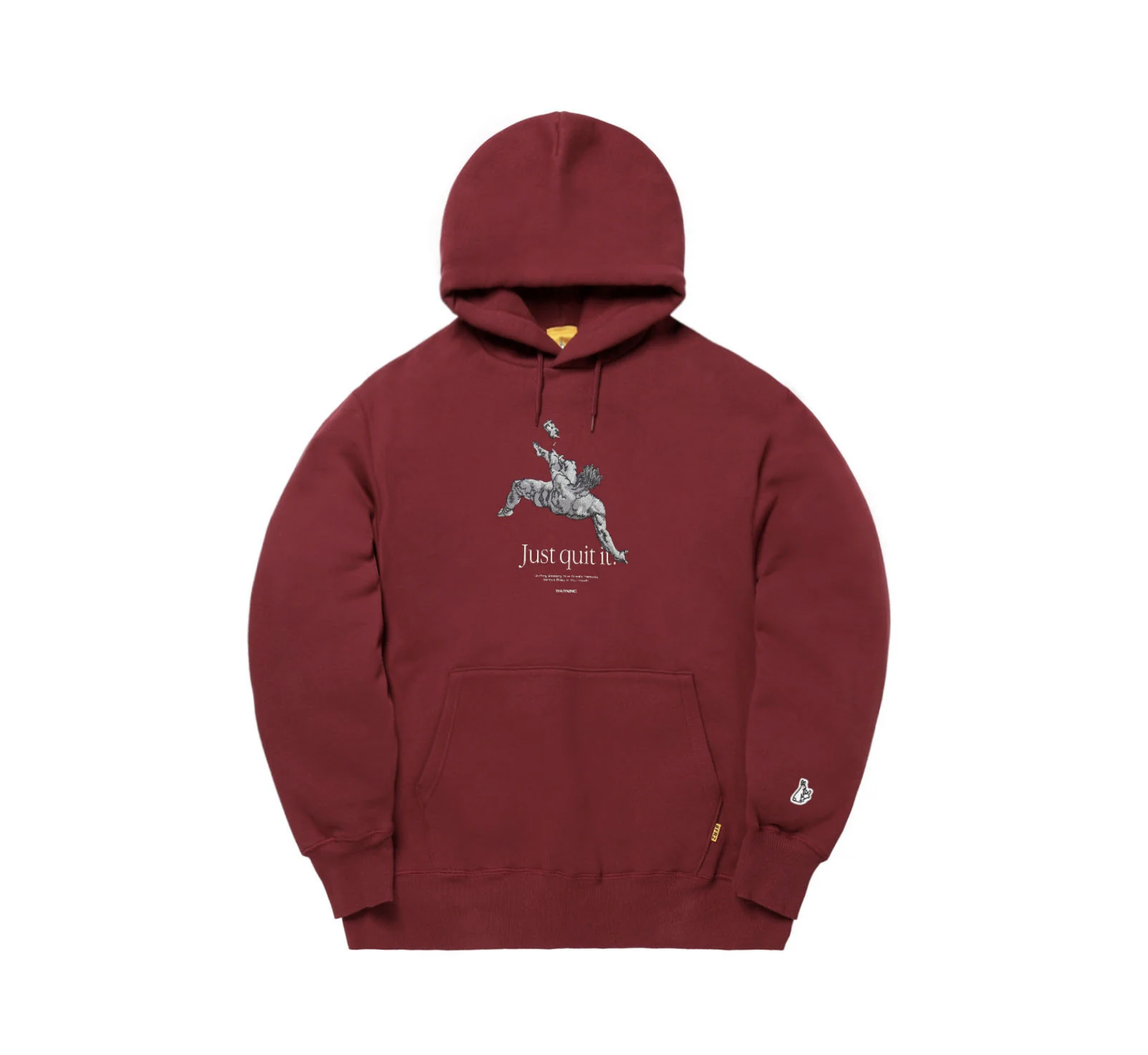 【#FR2】 Embroidery Just quit it. Hoodie
