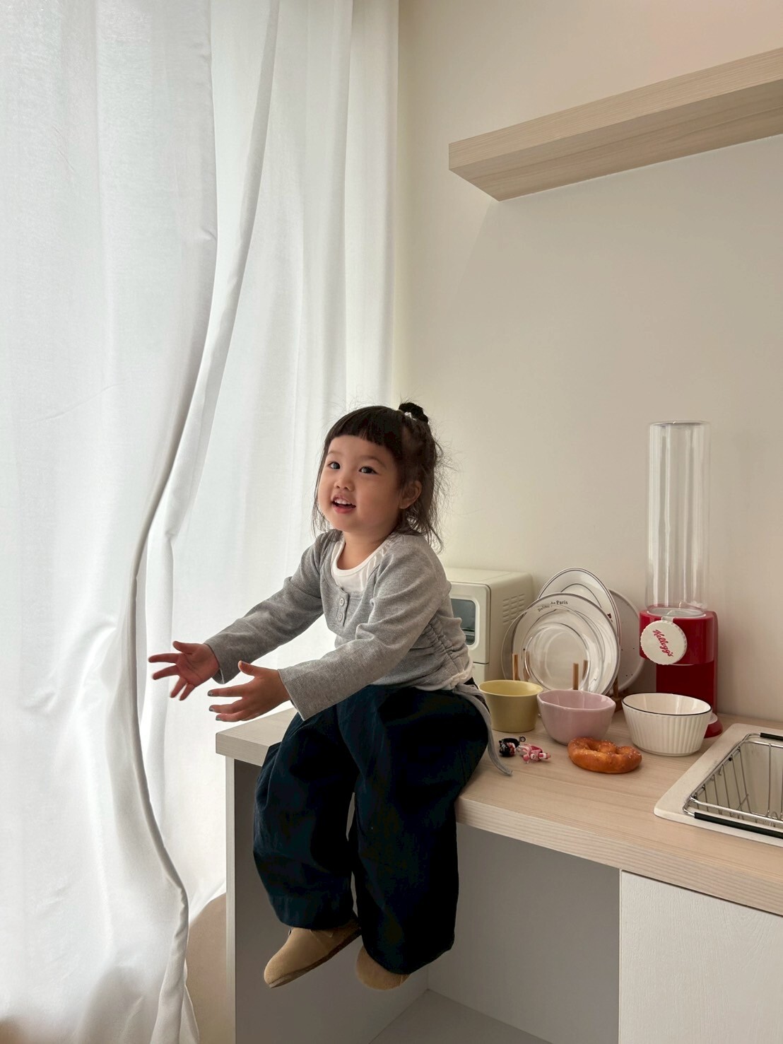 假兩件綁帶上衣