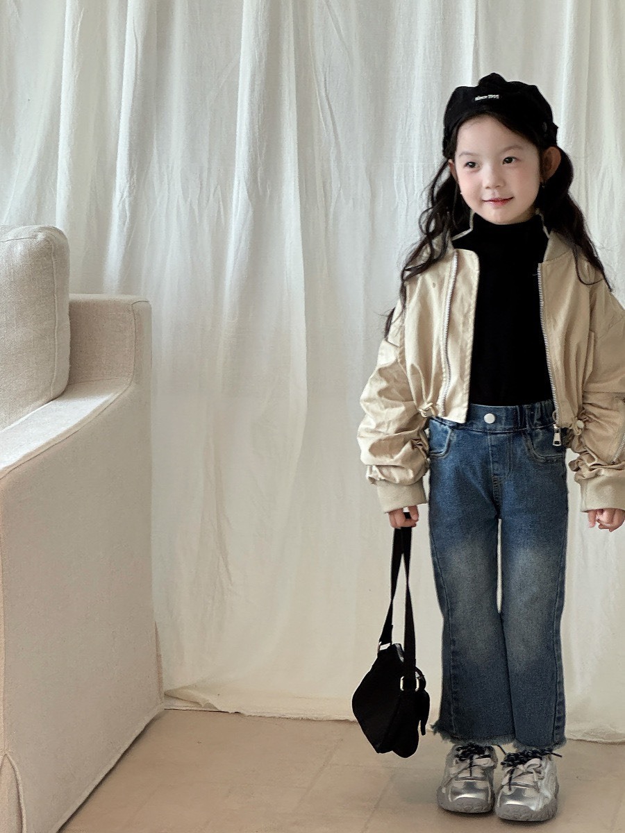 百搭牛仔喇叭褲