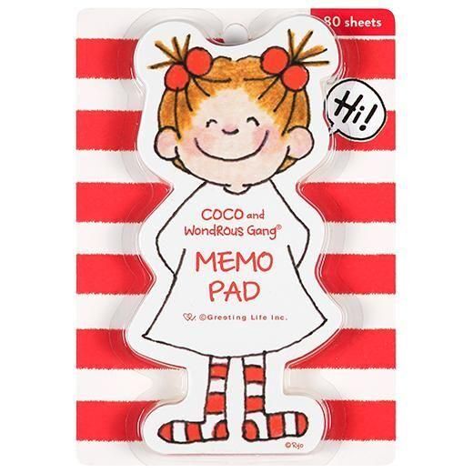 COCO醬 造型便條紙 memo 80枚 |日本Greeting Life