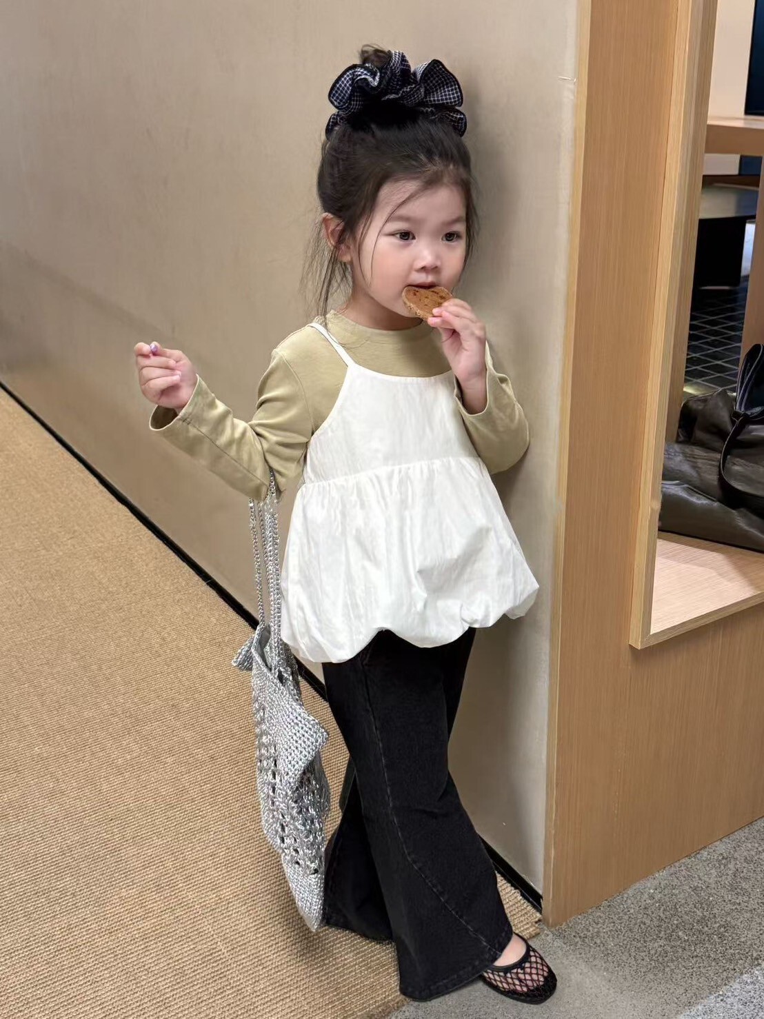 牛油果綠真兩件上衣