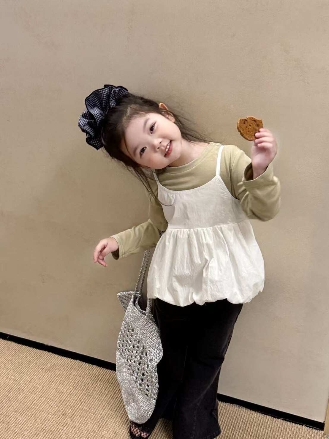 牛油果綠真兩件上衣