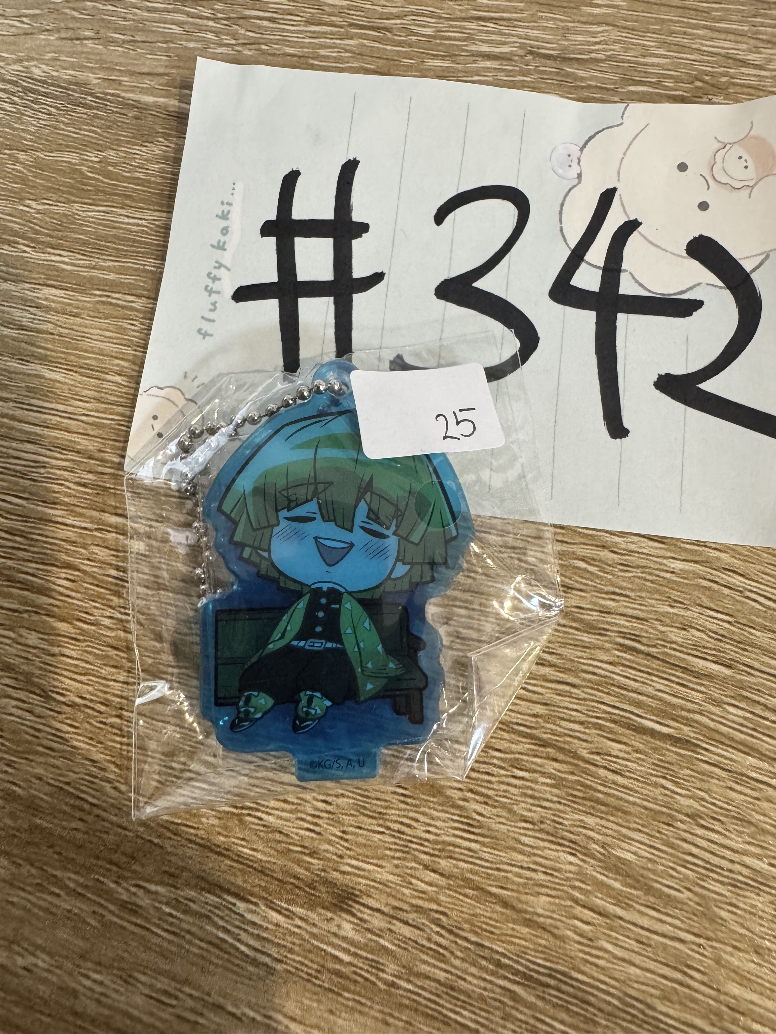 鬼滅之刃 善逸 立牌 瞓#342