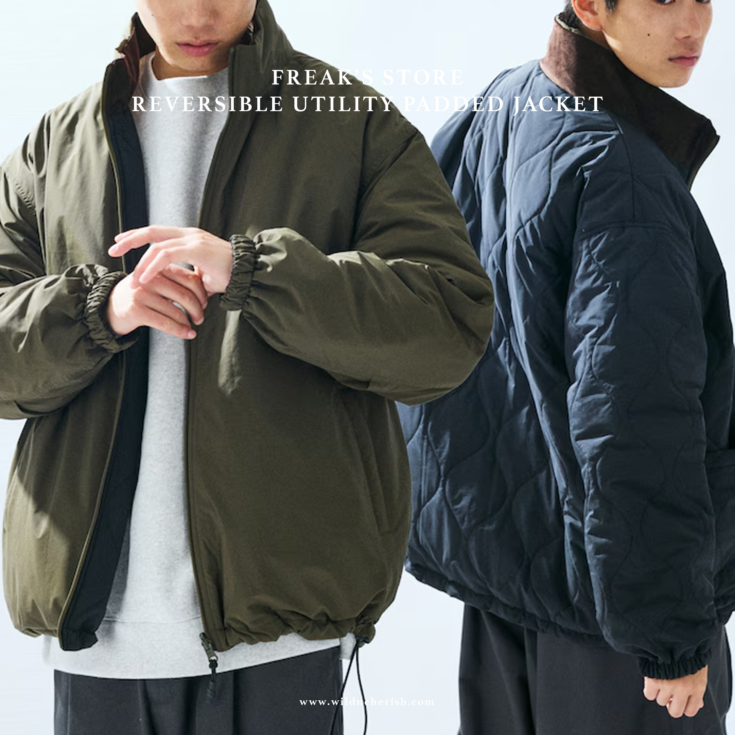 預訂 | Freak's Store Reversible Utility Padded Jacket 雙面著用 三色