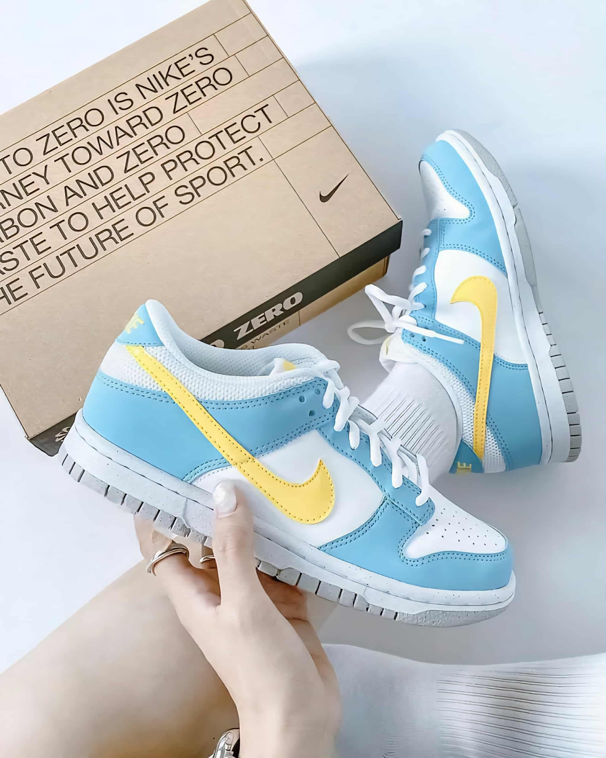 【預訂】NIKE DUNK LOW ‘Homer Simpson’ 藍白黃- GS