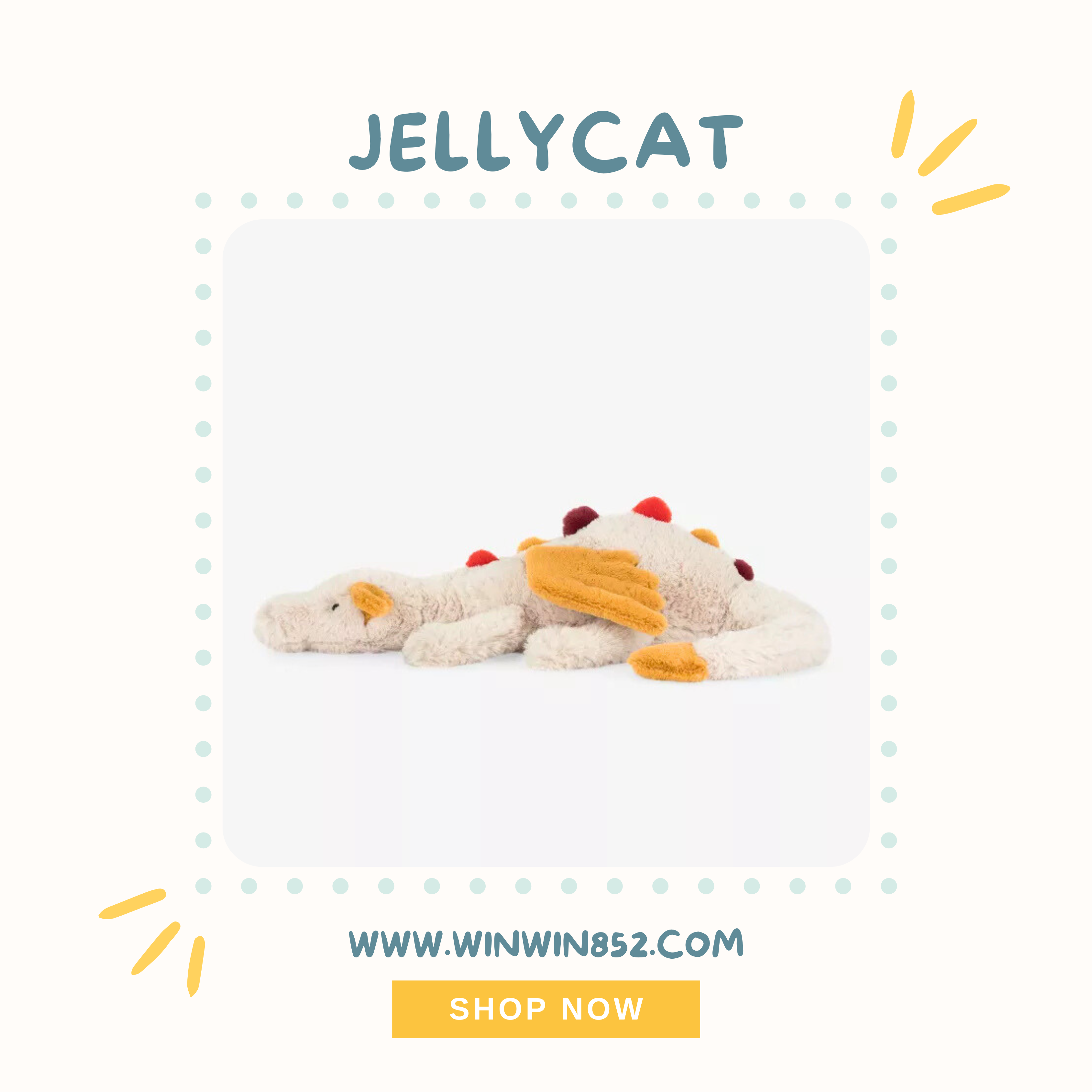 Jellycat Opalite Dragon 50cm