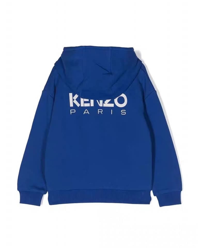 Kenzo Kids 電光藍色 海棠花衛衣