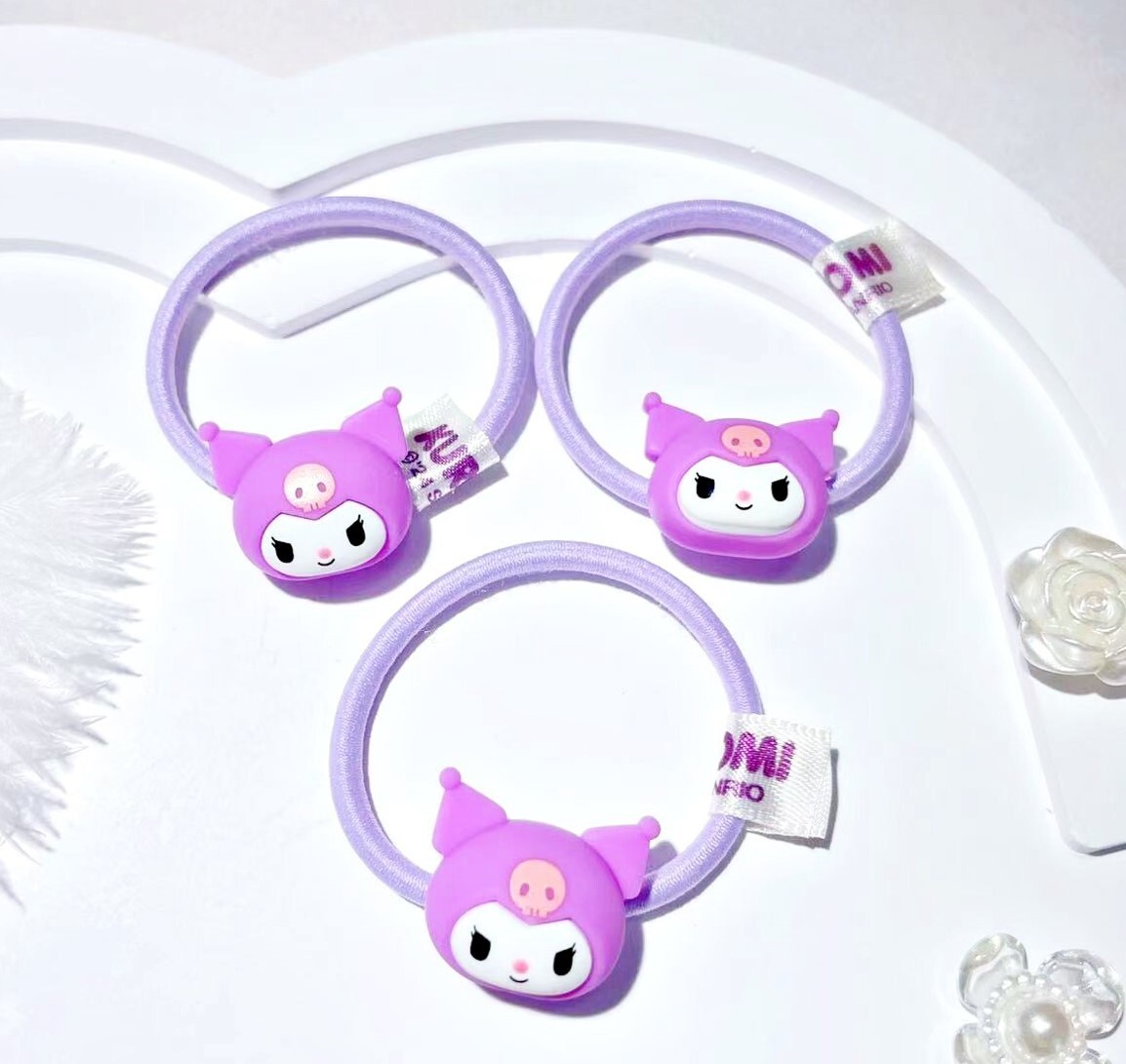 佻皮魔女 Sanrio | 3P 頭髮橡筋圈 髮圈