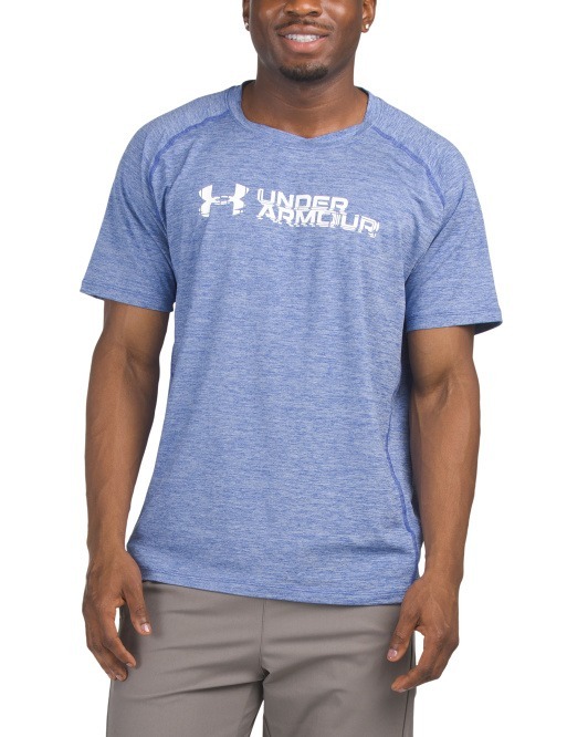 【預購】UNDER ARMOUR Logo Tech H100858 男裝短袖