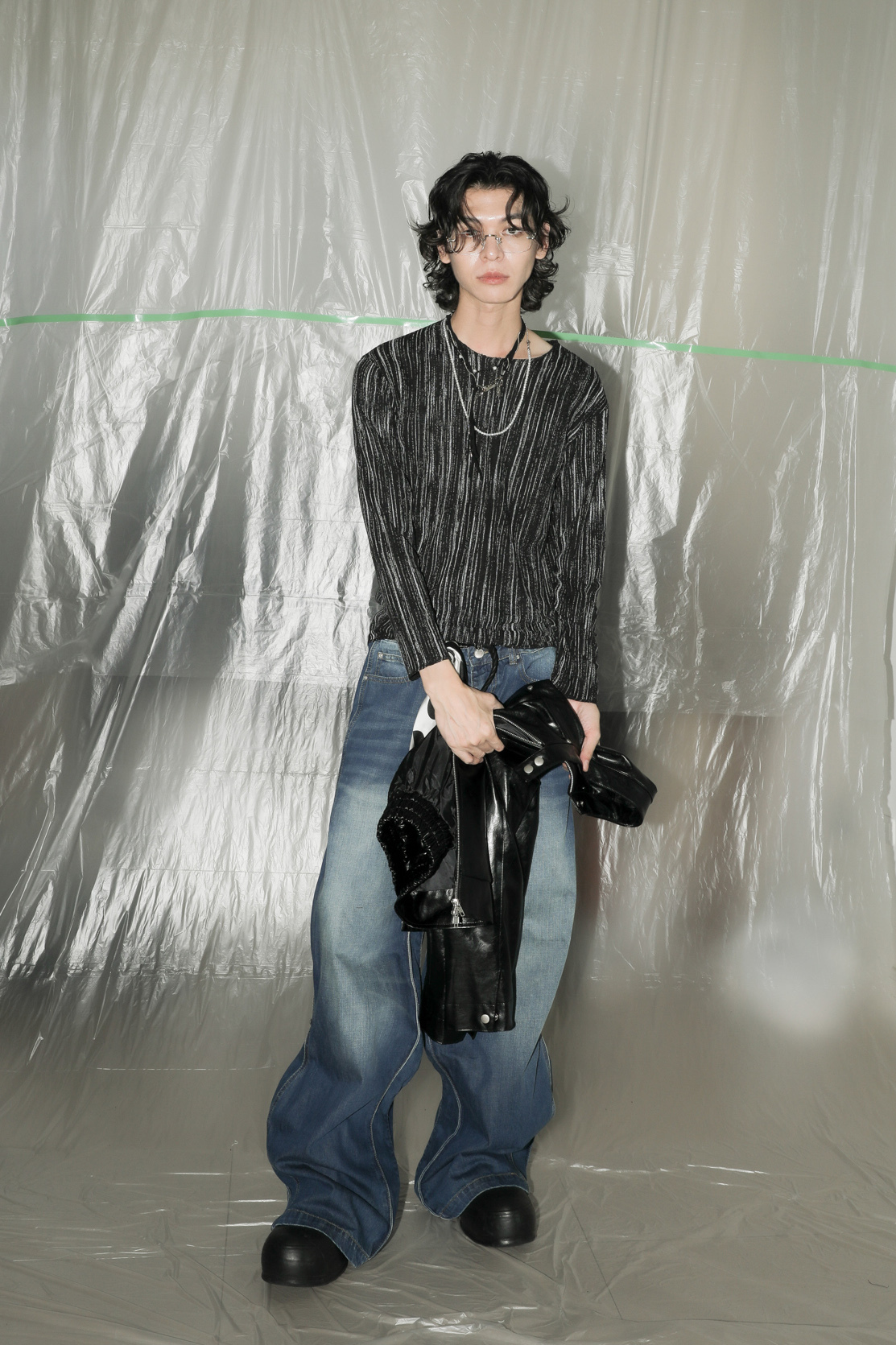 Flama Drawing Long Sleeve Tee #上衣