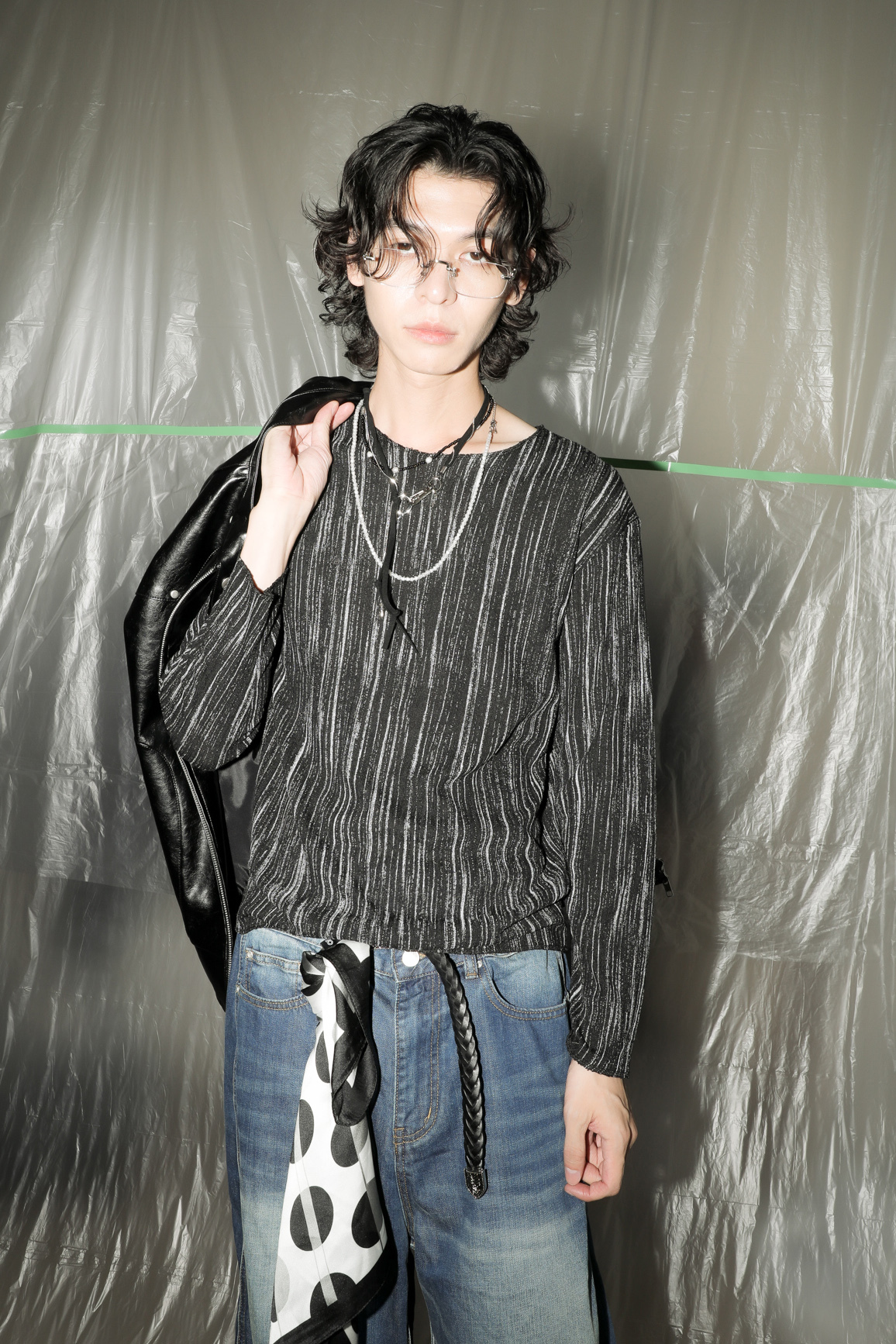 Flama Drawing Long Sleeve Tee #上衣