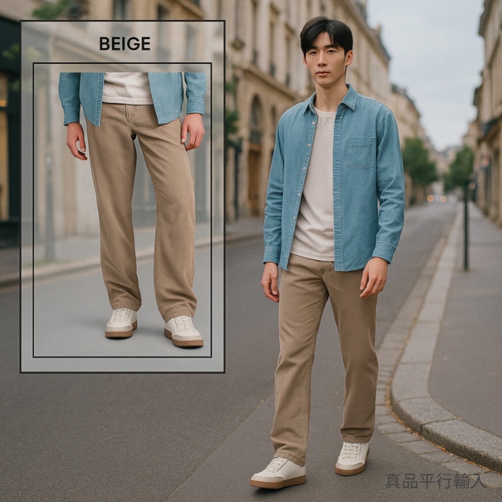 【預購】LEVIS H100860 男裝直筒褲