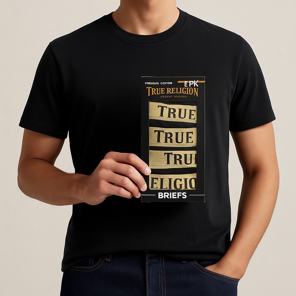 【預購】TRUE RELIGION H100862 男裝底褲（5條裝）