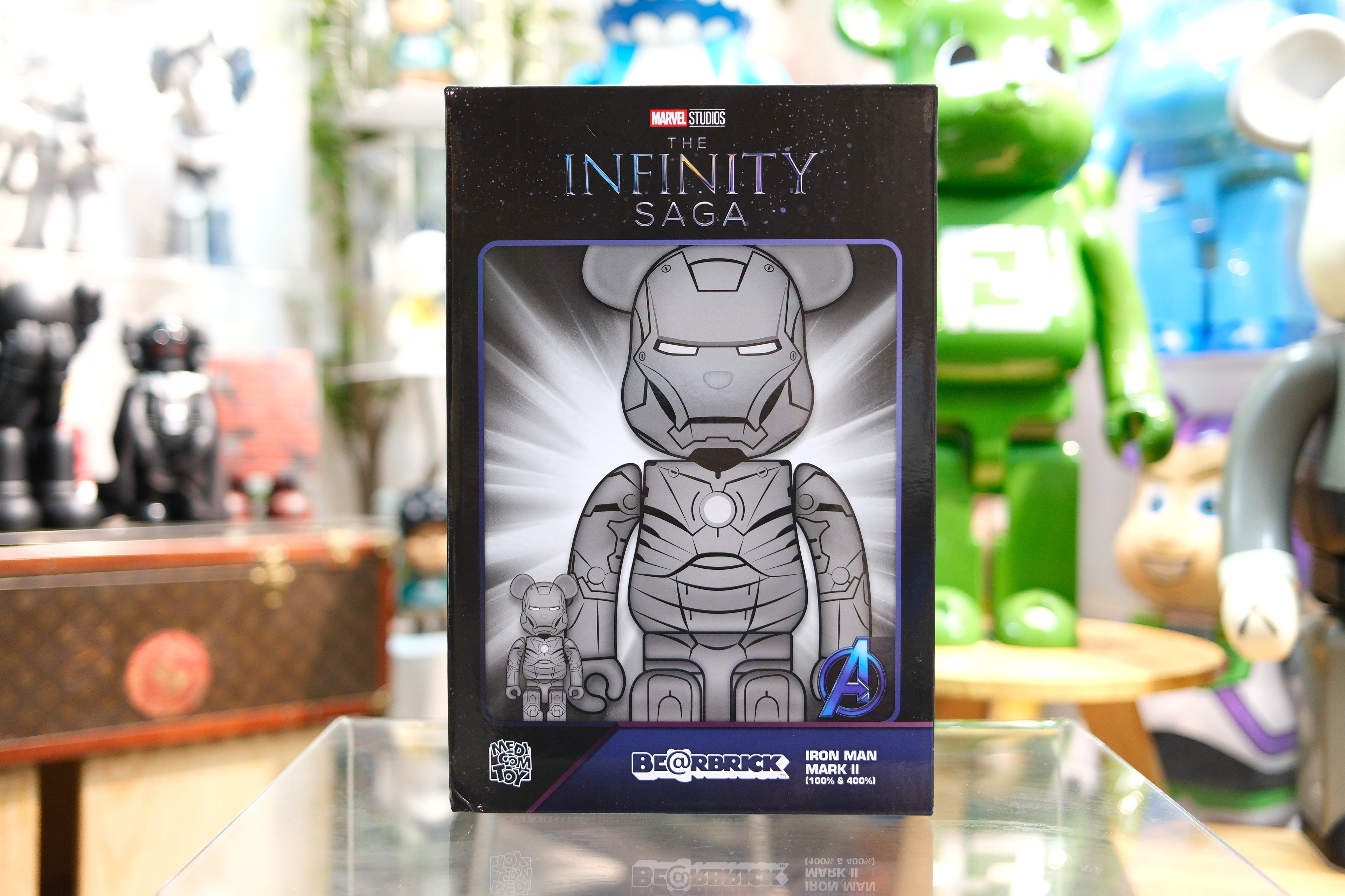 🥇現貨🥇Bearbrick 400% 100% IRONMAN MARK 2