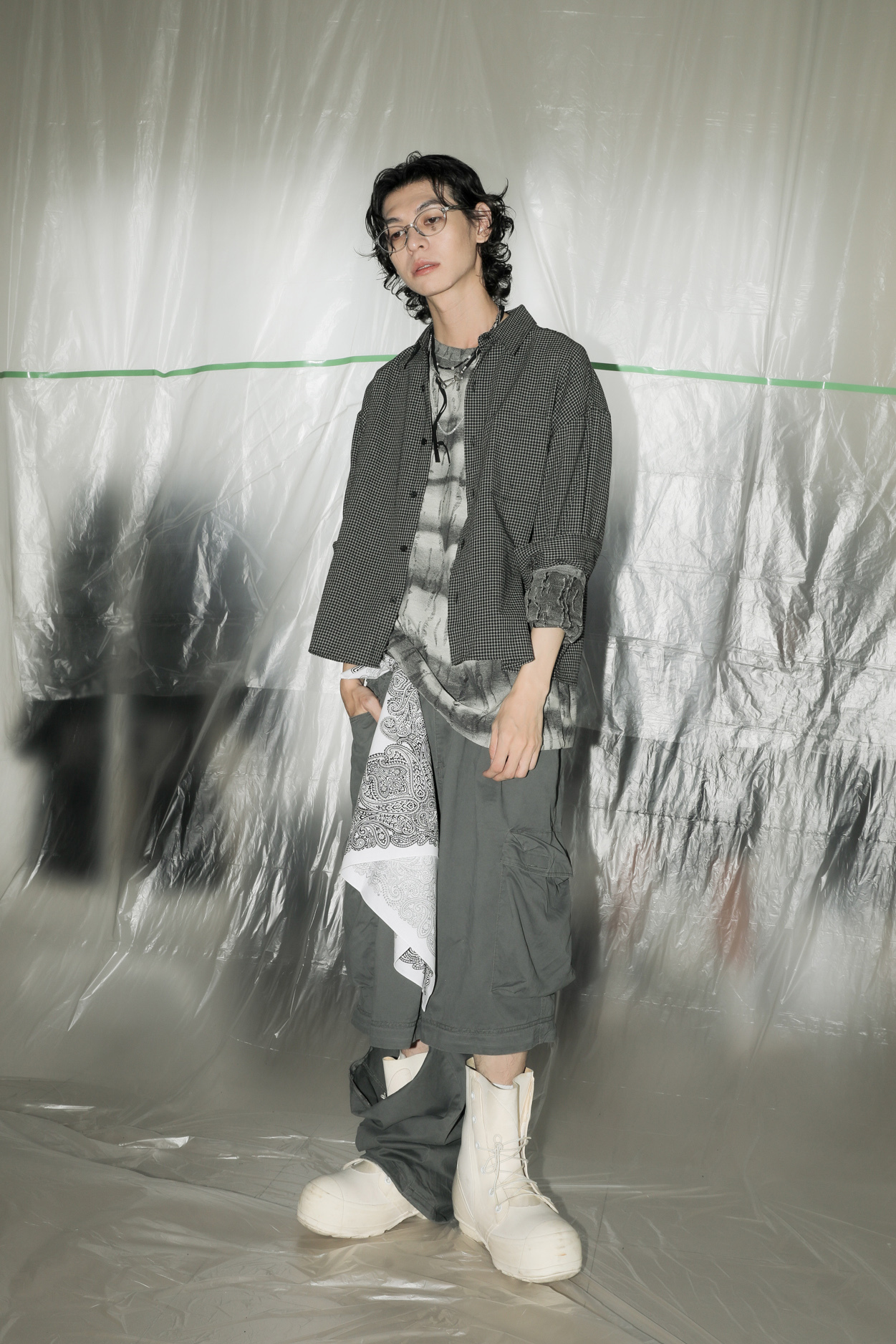 Muse Small Check Crop Shirt #襯衫