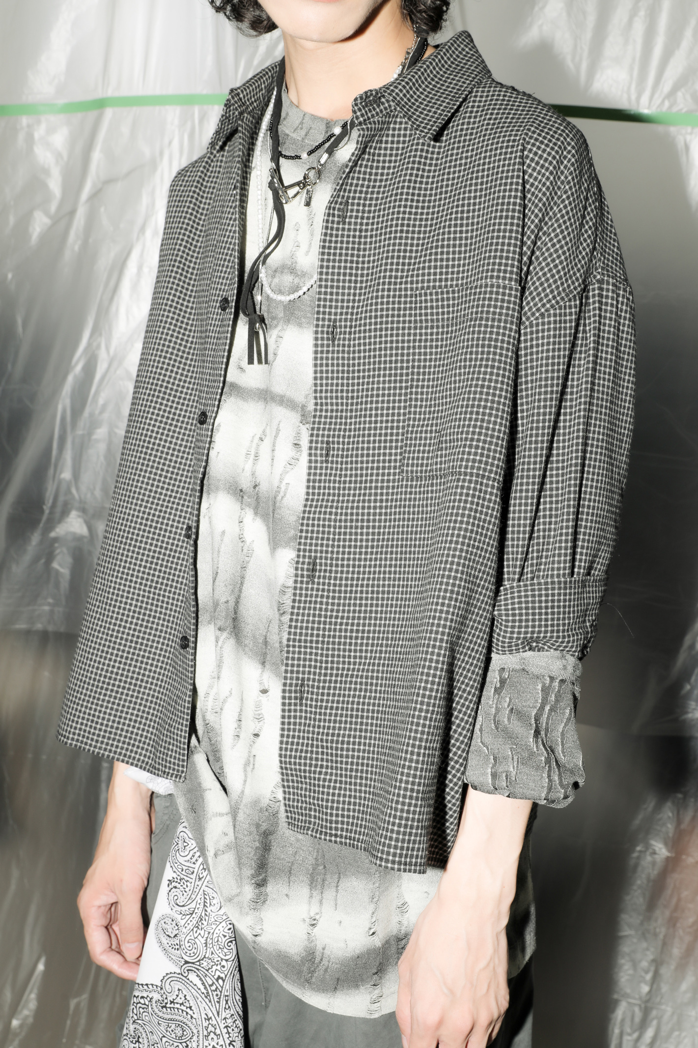 Muse Small Check Crop Shirt #襯衫