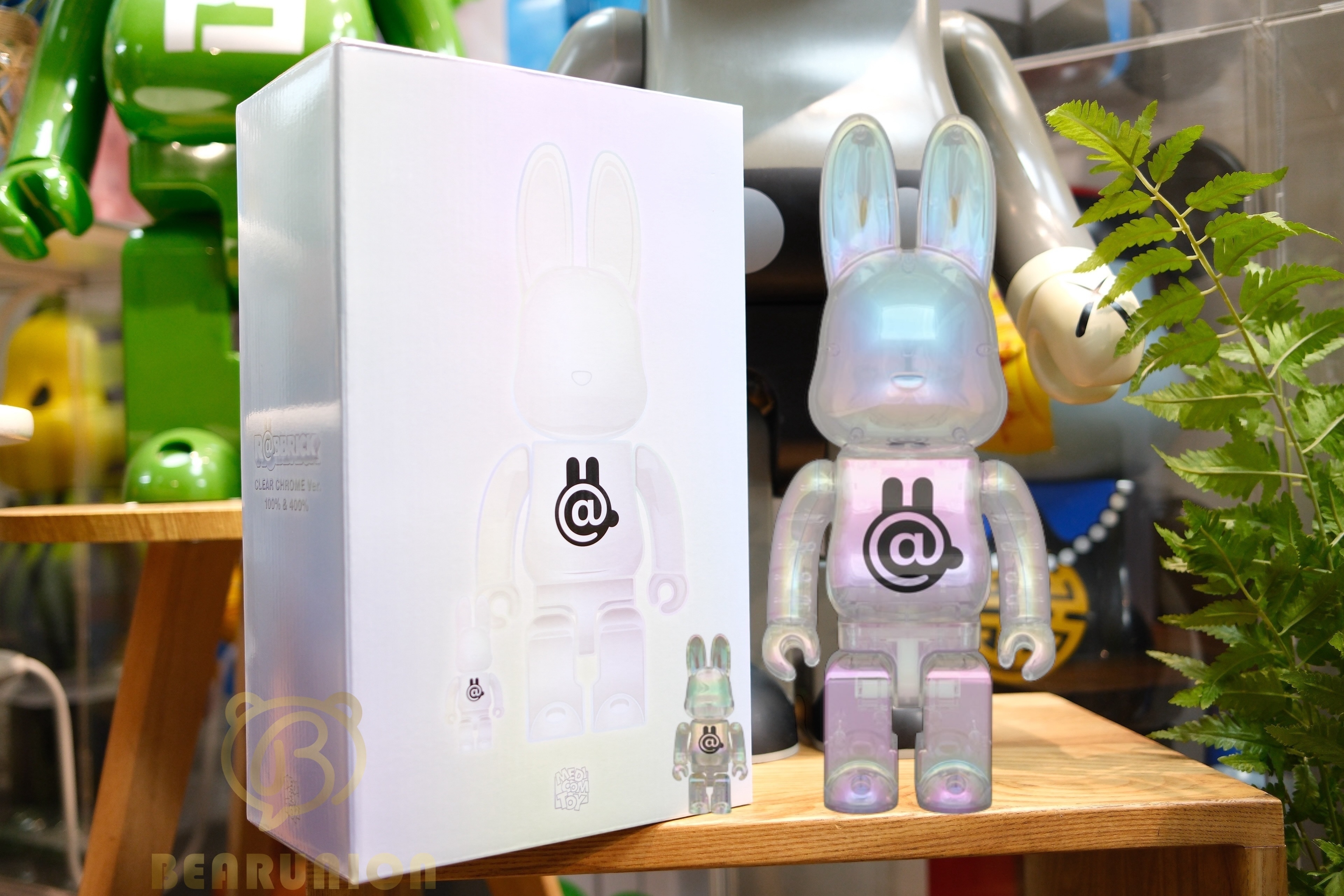 🎏預訂🎏 R@BBRICK 400% 100% CLEAR CHROME