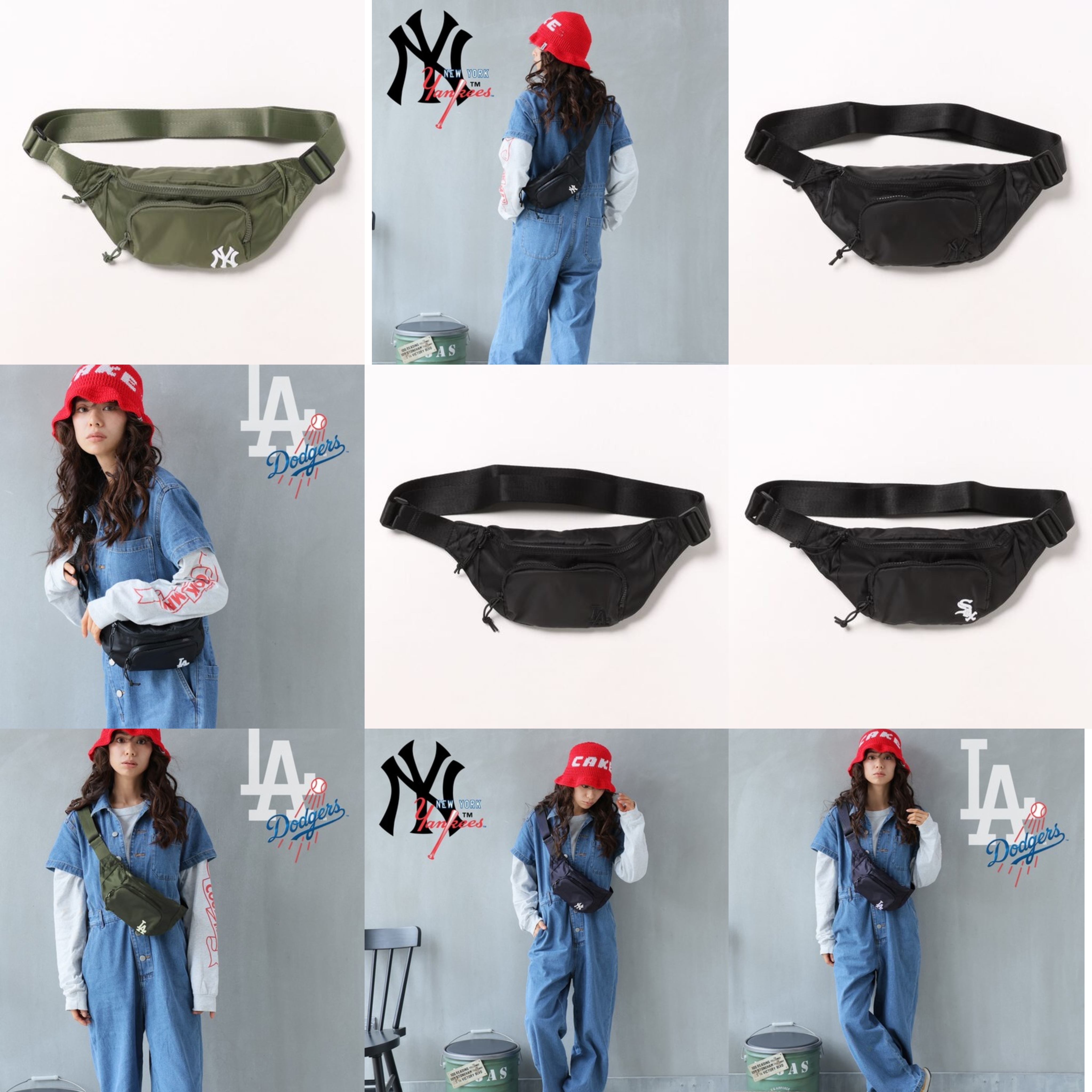 JP MLB 胸包或腰包/9款可選擇（P10 JP372）