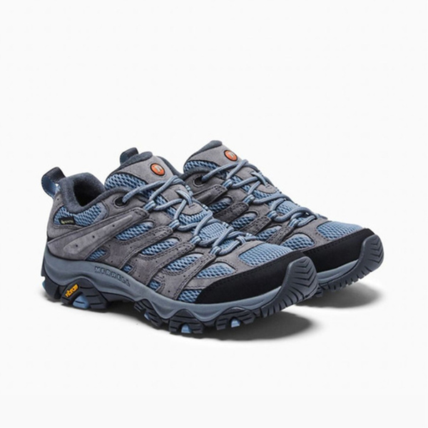 Merrell Moab 3 Gore-Tex ML036324 女 戶外鞋 登山 越野 防水 真皮 淺灰 霧藍