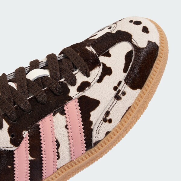 Adidas 愛迪達 Samba OG W KK2239 女 運動休閒鞋 德訓鞋 乳牛花紋 舒適 粉紅 棕