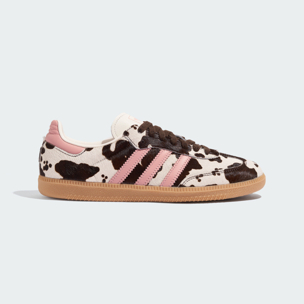 Adidas 愛迪達 Samba OG W KK2239 女 運動休閒鞋 德訓鞋 乳牛花紋 舒適 粉紅 棕