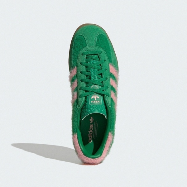Adidas 愛迪達 Gazelle Indoor W JP8342 女 運動休閒鞋 舒適 綠 粉紅