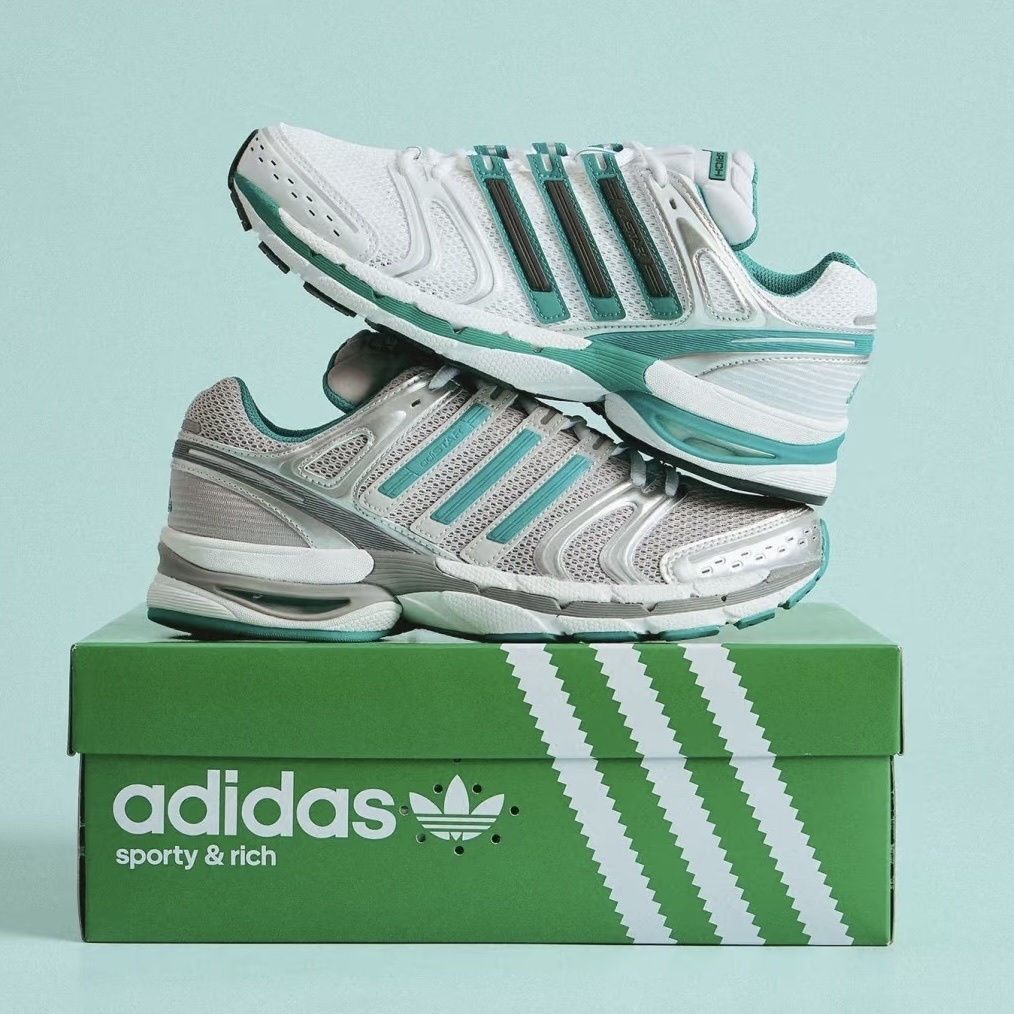 聯名款 adidas Adistar Control 5 Sporty & Rich 男女同款 慢跑鞋 Tiffany綠 兩色 IH9708 IH9707