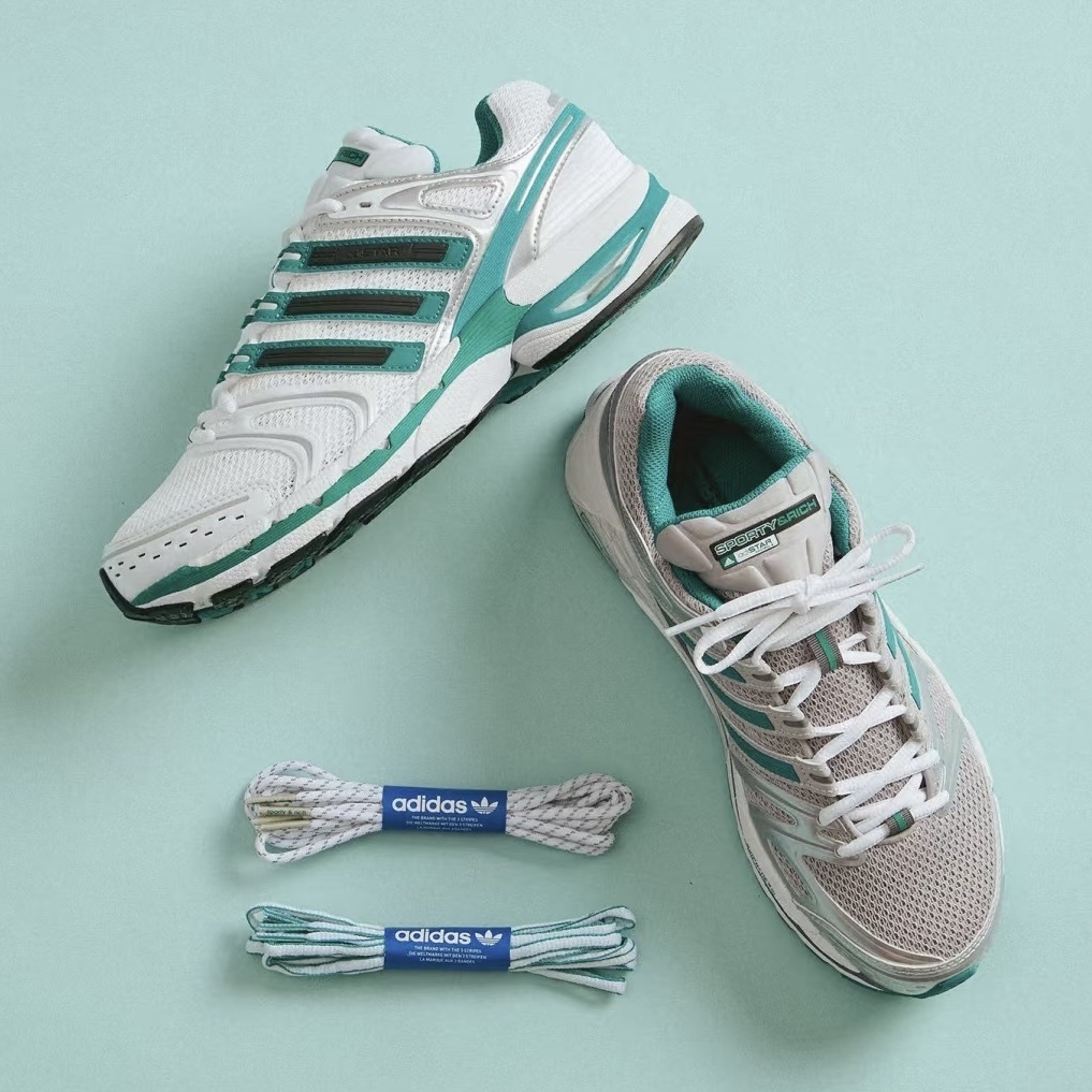 聯名款 adidas Adistar Control 5 Sporty & Rich 男女同款 慢跑鞋 Tiffany綠 兩色 IH9708 IH9707