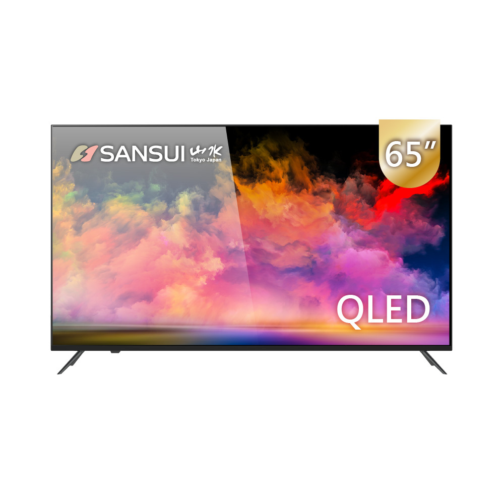 SANSUI山水】65型QLED Google認證4K HDR 量子智慧聯網液晶顯示器(贈