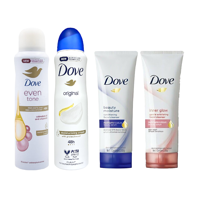 Dove 多芬 女用體香噴霧 、Dove 多芬 泡沫洗面乳