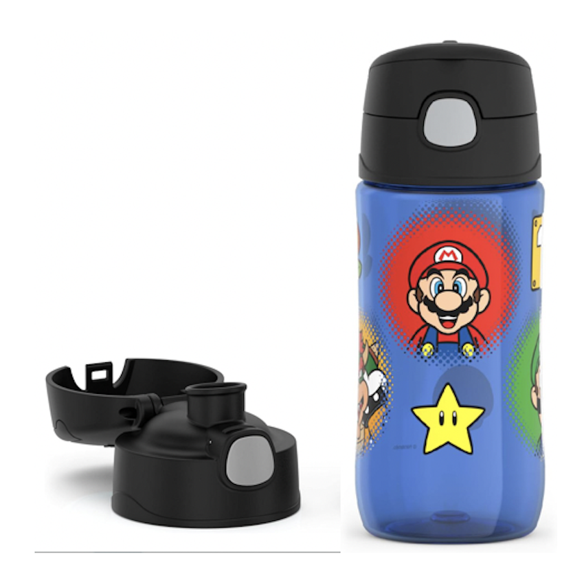 美國 Thermos 塑膠兒童直飲水壺 - Super Mario