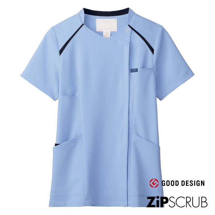 7068SC 女用肩部彈性刷手服