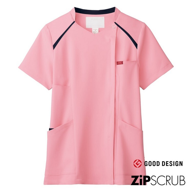 7068SC 女用肩部彈性刷手服