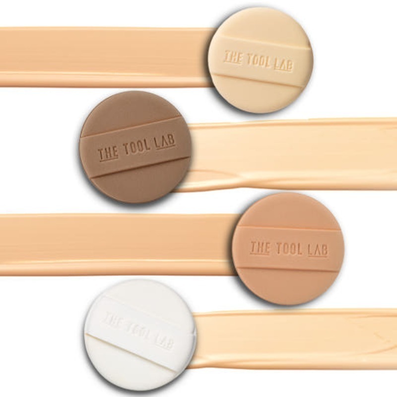 THE TOOL LAB Airy輕盈圓形粉撲 [2個]