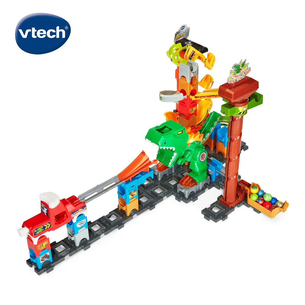 Vtech 智能滾球積木建構軌道組-恐龍樂園