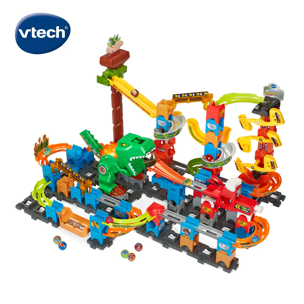 Vtech 智能滾球積木建構軌道組-恐龍樂園