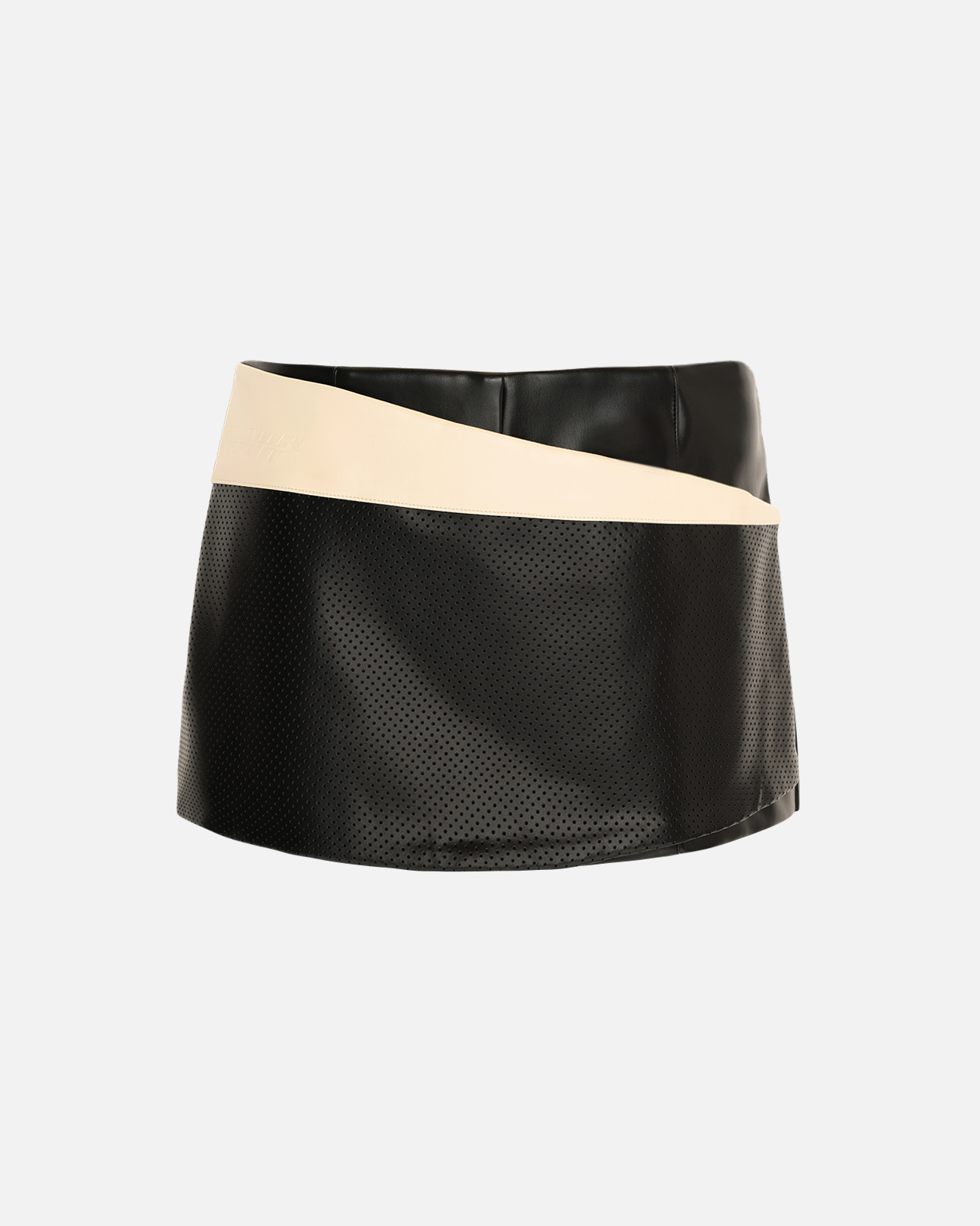 RHI Trackline Faux Leather Skort