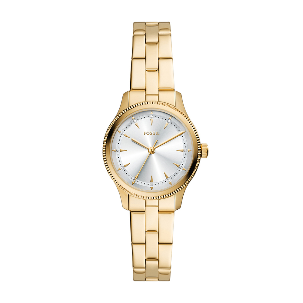 Brynn 簡約層次三眼女錶 金色不鏽鋼 30 MM BQW8018