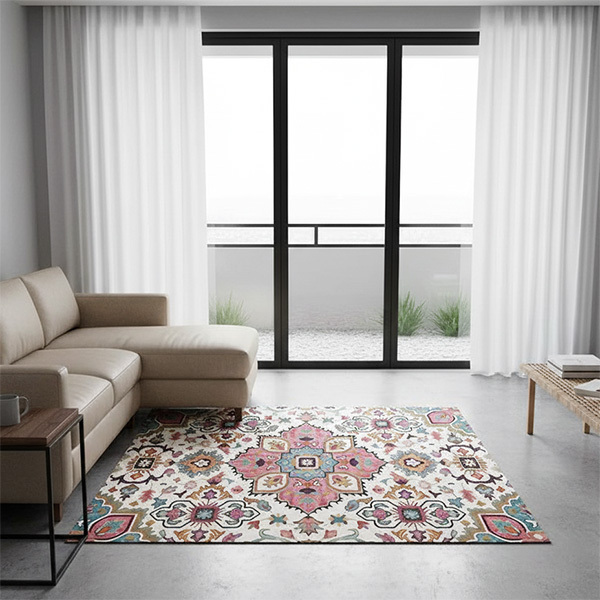 民族復古系仿羊絨地毯