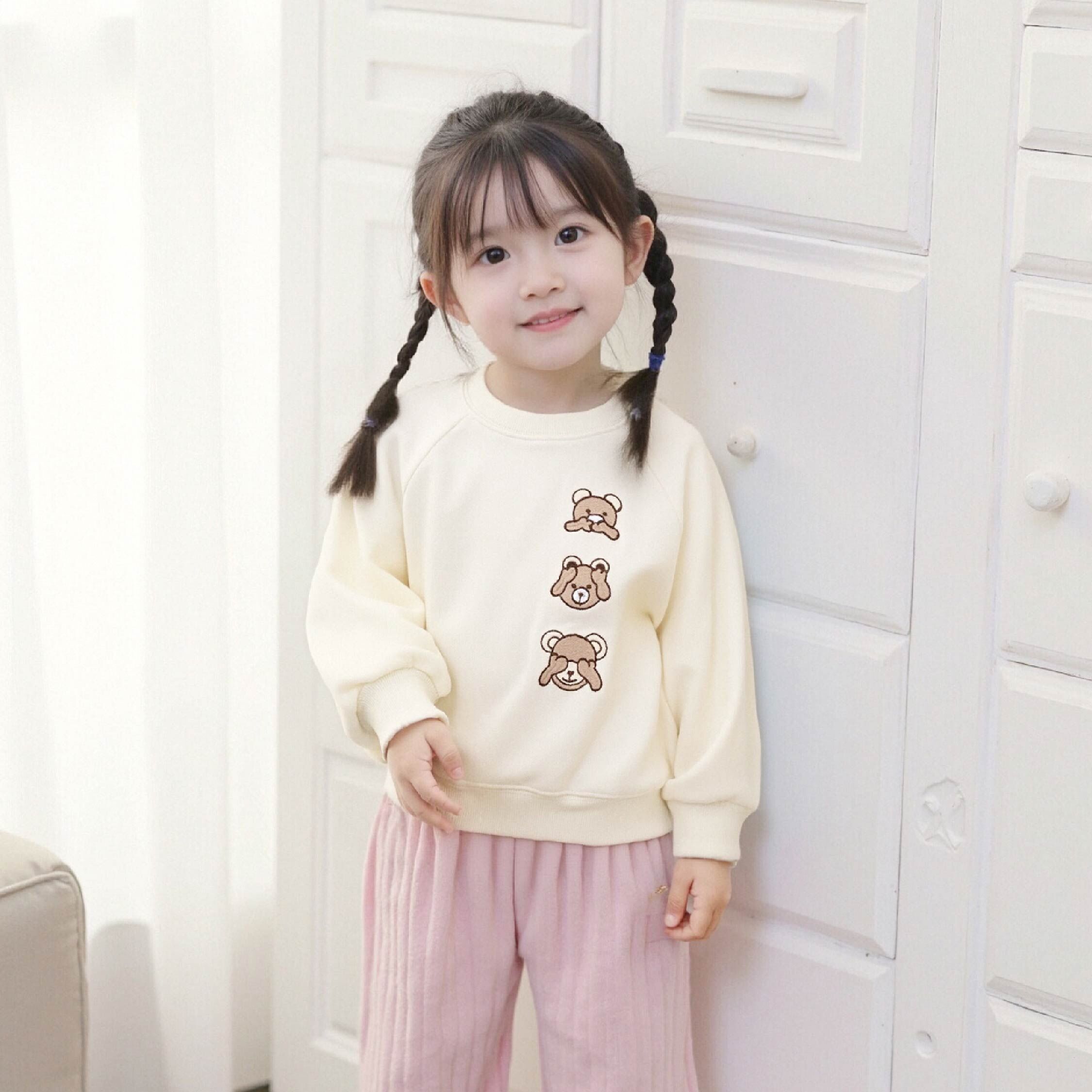 【H55213】經典動物不說不聽不看上衣