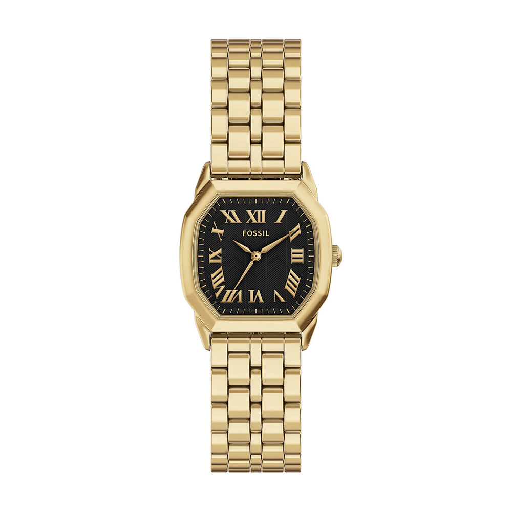 Harlow 永恆八芒復古羅馬數字女錶 金色不鏽鋼 27 MM ES5433