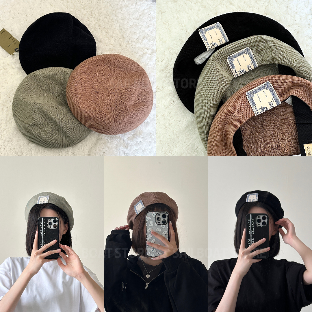 #預購 THE H.W.DOG&CO COTTON BASIC BERET 棉質基本款 貝雷帽