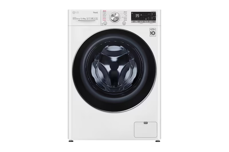 13公斤滾筒洗衣機｜冰瓷白｜蒸洗脫烘 (洗13+烘8公斤)-WD-S13VDW