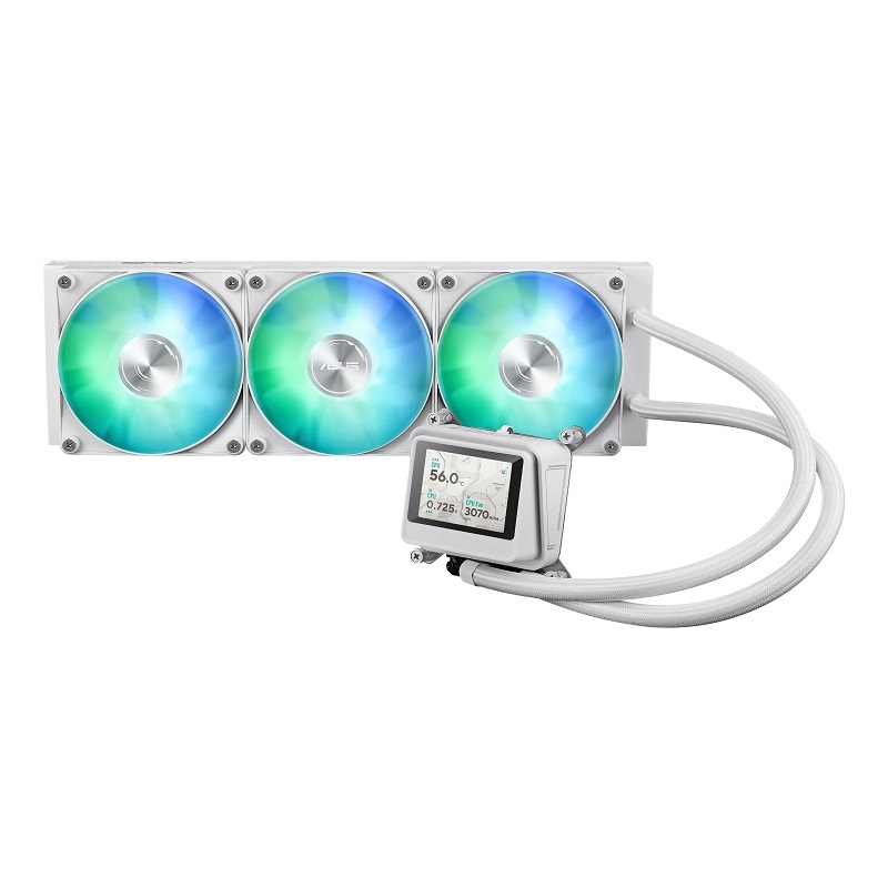 米特3C數位–ASUS 華碩 AYW Gaming LC 360 ARGB LCD 黑 一體式水冷散熱器