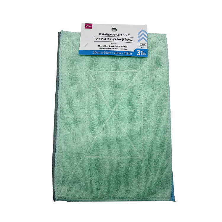 超細纖維抹布/彩色 3入 20×30cm