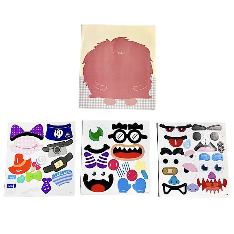 臉部拼圖玩具/怪獸