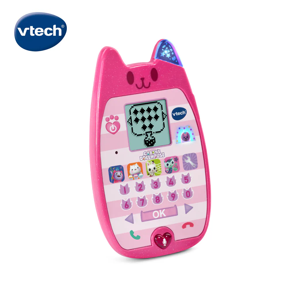 Vtech 蓋比的娃娃屋-喵喵魔法學習小手機