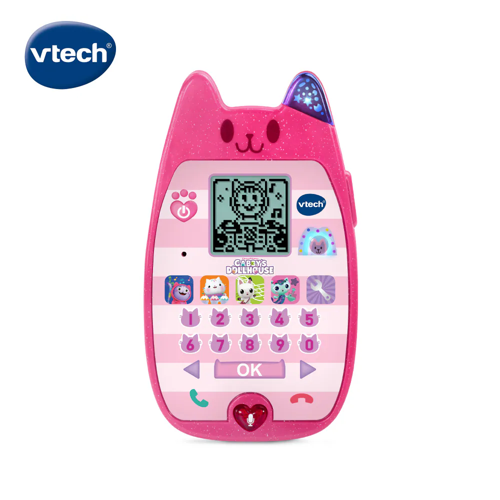 Vtech 蓋比的娃娃屋-喵喵魔法學習小手機