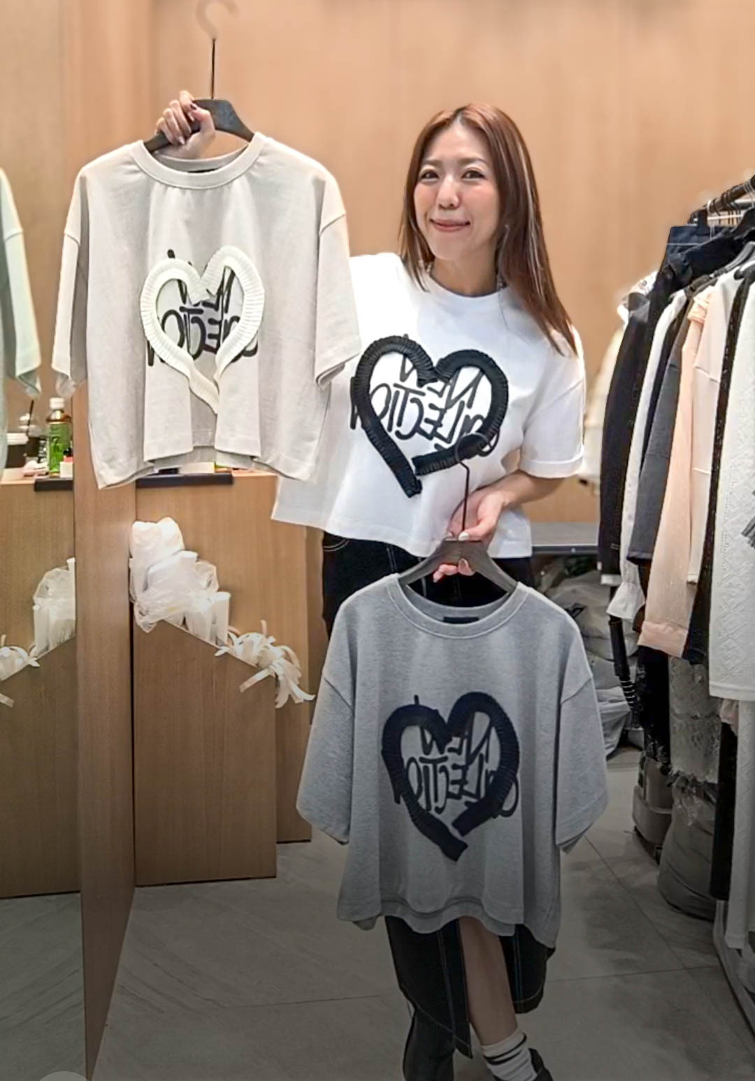 🥰K8806  ▶️愛心T恤 👉B:120cm L:50cm