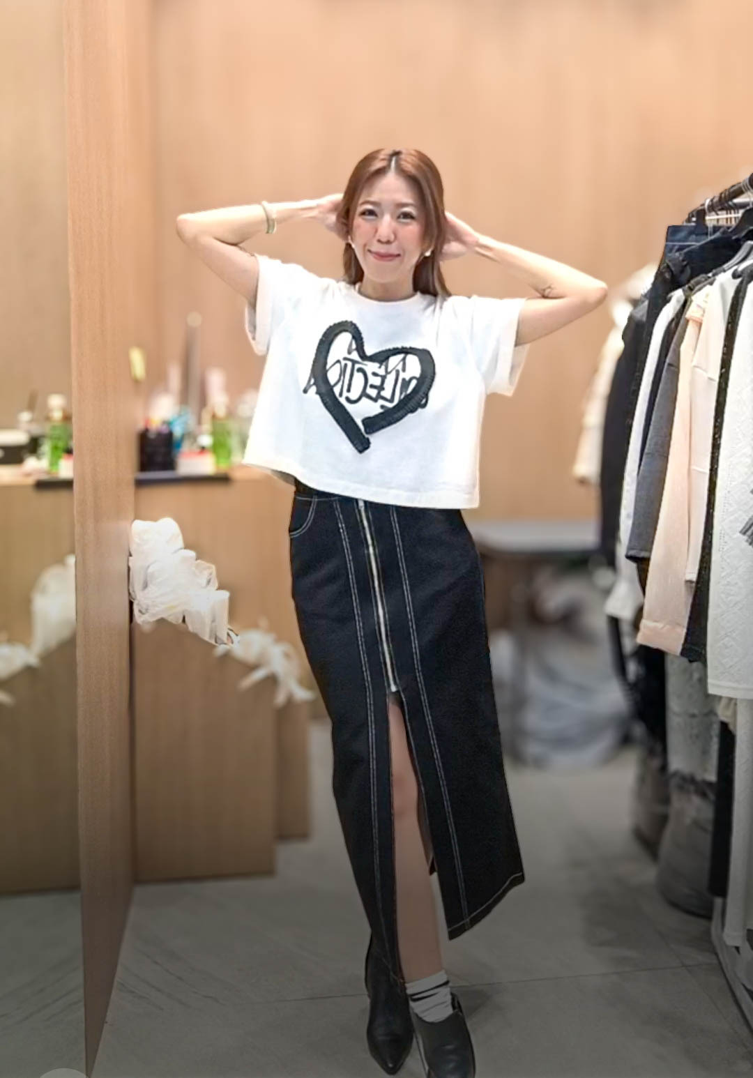 🥰K8806  ▶️愛心T恤 👉B:120cm L:50cm